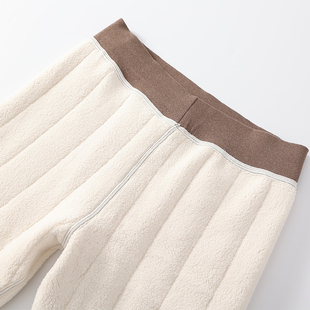 冬季厚款老年人绵羊毛棉裤高腰大码宽松老奶奶加绒轻便弹力保暖裤