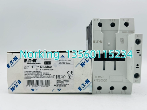 EATON Eaton Muller Сертифицированный UL контактор DILM50 XTCE050D новый оригинальный точечный светильник 230 В