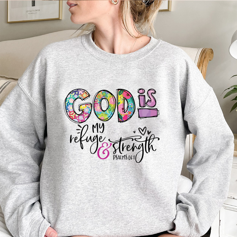 psalms 16:1 bible verse women sweatshirt 欧美卫衣