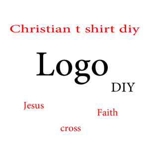 Christian tees DIY top diy LOGO unisex shirt link Custom