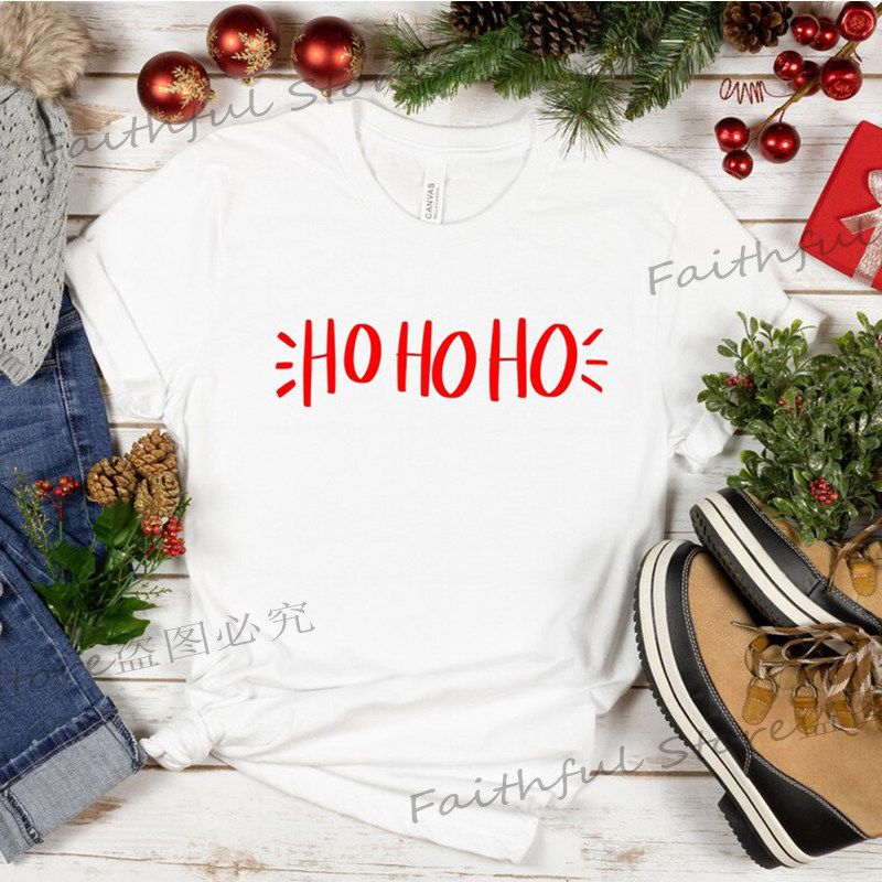 Created With A Purpose Religious Women T Shirt字母宽松上衣女