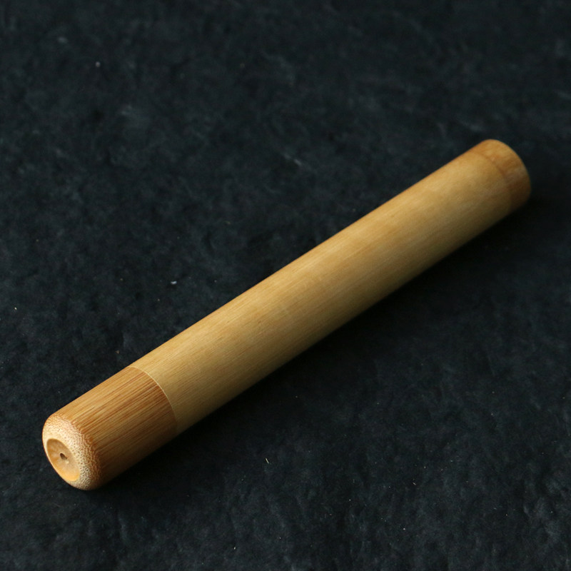 天然制作酒店民宿牙刷筒便携式出差收纳筒筷子储存盒环保竹制竹筒