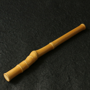 一物一拍精品纯手工精磨天然实心竹棍子手把件竹雕竹制文玩玉竹棍