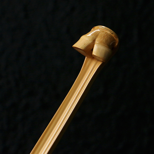 精品纯手工精磨天然异形双竹节老玉竹痒痒挠竹制一体挠痒扒不求人