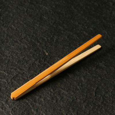 纯手工制作天然老玉竹茶夹竹茶具