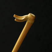 精品徽派老师傅纯手工精工制作一体老竹枝痒痒挠竹制把玩挠痒痒扒