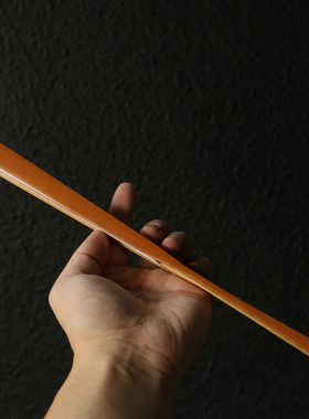 名家王伟制作双合青老玉竹扇骨