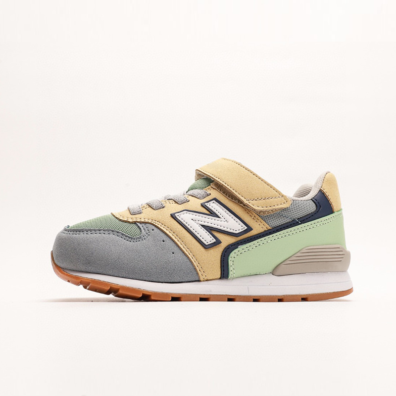 拼色N996童鞋魔术贴男童跑步鞋莆田百搭女童休闲松紧带儿童运动鞋