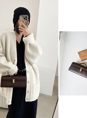 折扣国内现货Savette Symmetry Pochette 经典款荔枝纹手提包Slim