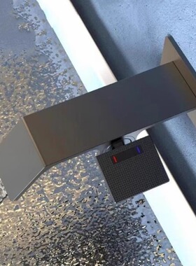 意大利捷仕GESSI暗装面盆龙头全铜入墙式嵌入式枪灰色瀑布冷热水