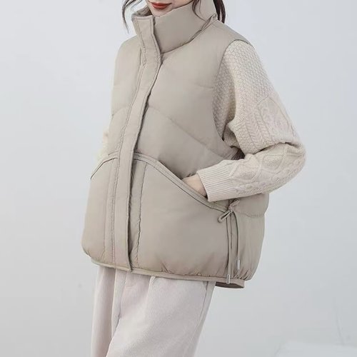 马甲女短款2025秋冬心机小个子时尚宽松马甲背心K#16