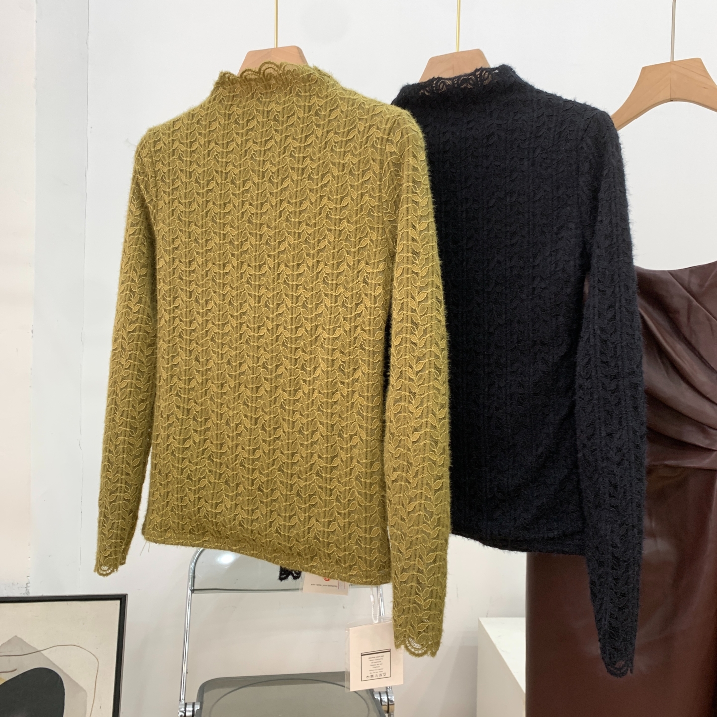 时尚小众百搭毛衣女秋季新款宽松显瘦纯色简约长袖上衣J#31