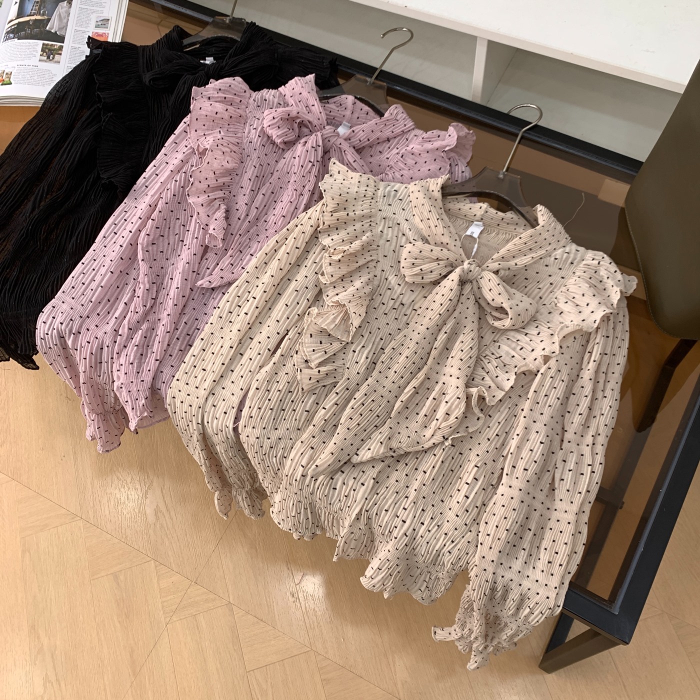 衬衫新款小众时尚长袖娃娃领新款时尚秋季2025上衣女 I#21