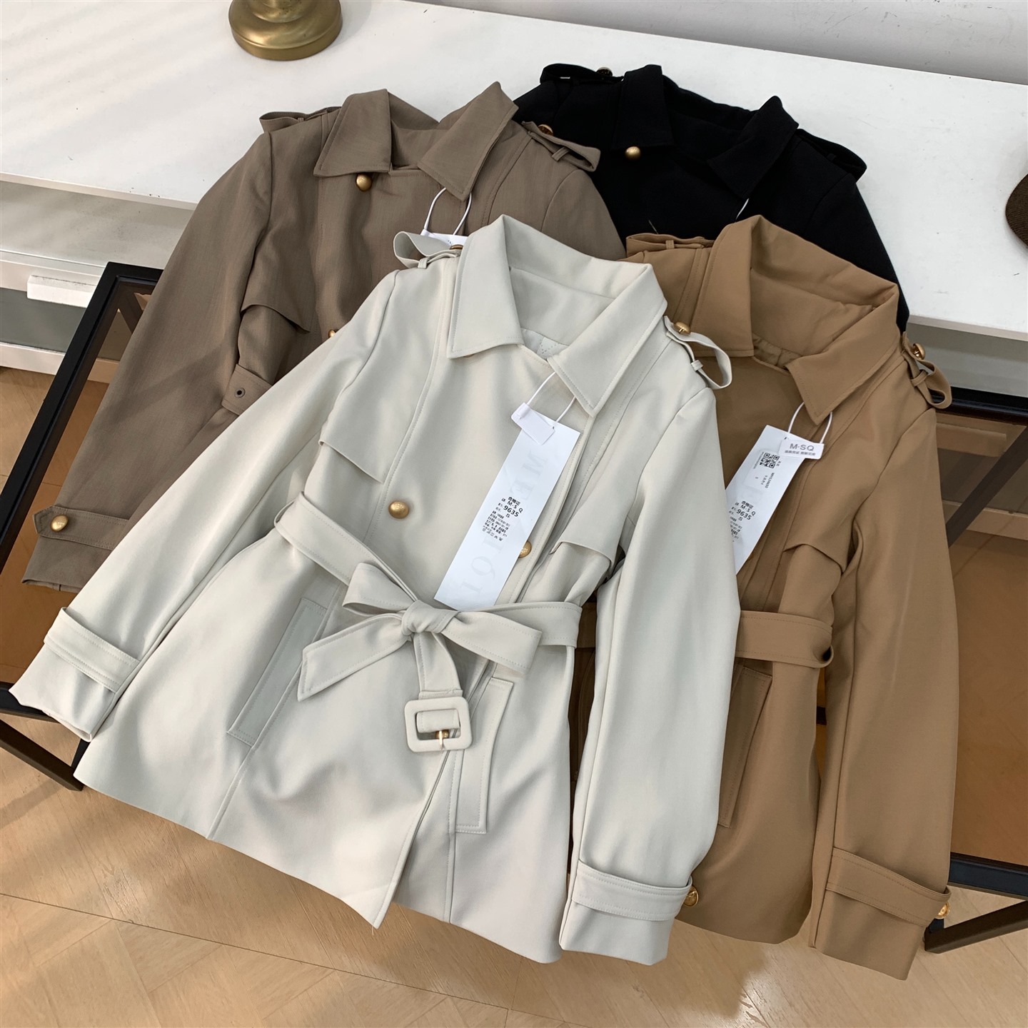 风衣通勤秋季长款冬季小众防风新款休闲2025女 J#24