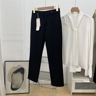 女高级感垂感显瘦秋冬季 休闲裤 2025新款 直筒休闲裤 楠