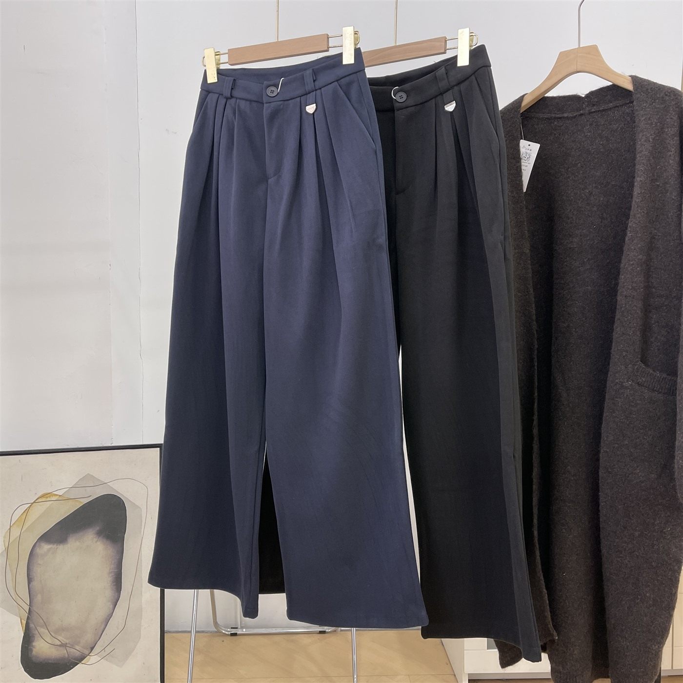 高腰宽松百搭韩版设计感