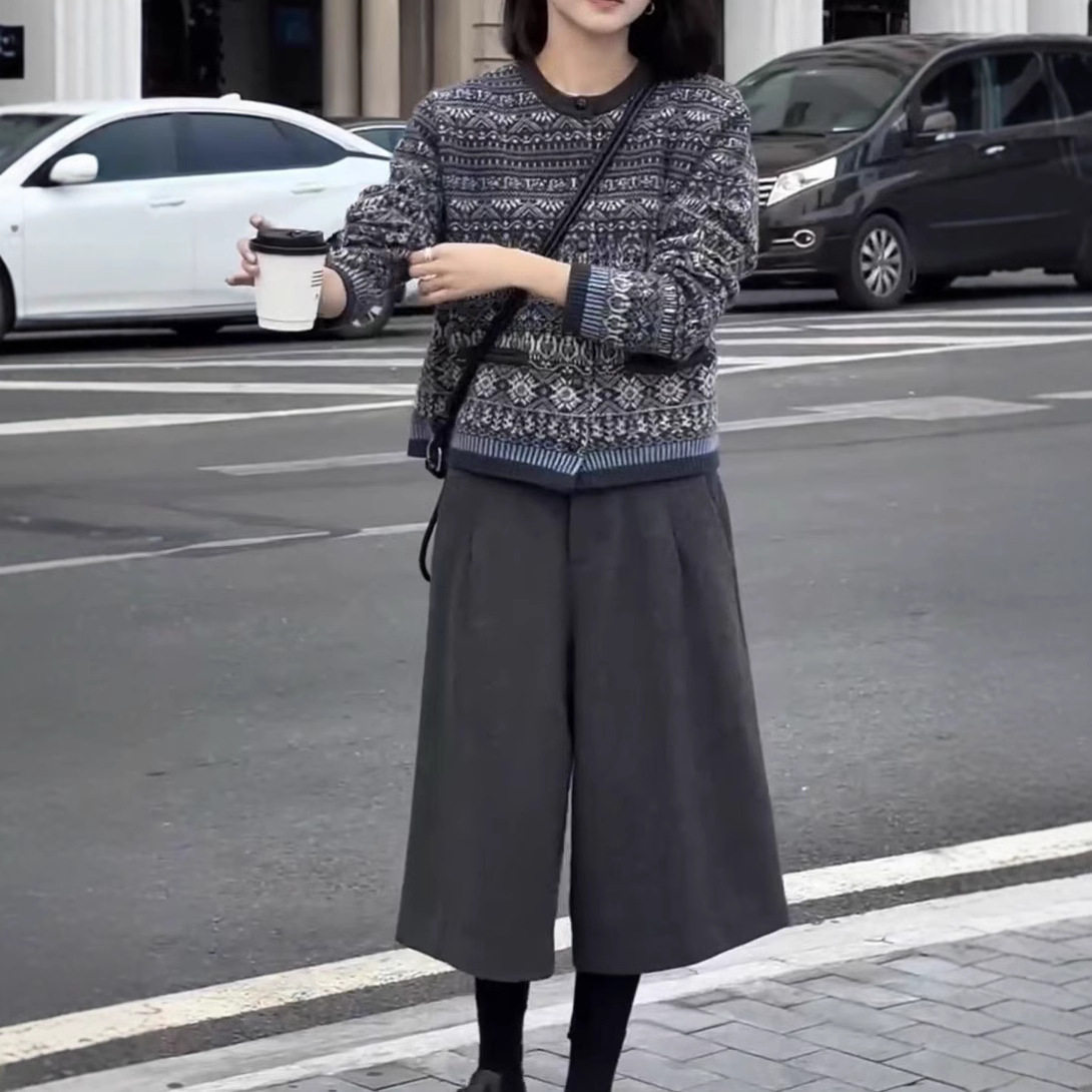 今年流行特惠241150大爱美依缘2026秋冬新款复古时尚长袖印花外套