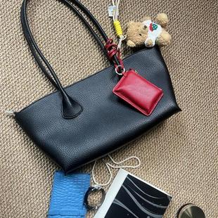 2024秋冬新款菜篮子包简约托特包女大容量腋下包通勤手拎包单肩包