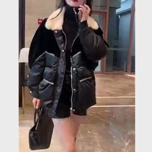 时尚 韩版 棉服宽松休闲 新款 今年流行特惠发527大爱美依缘2025冬季