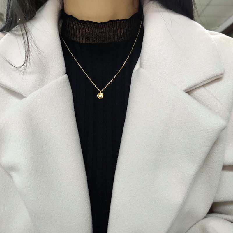 HuoTing钛钢女高保色项链高保色