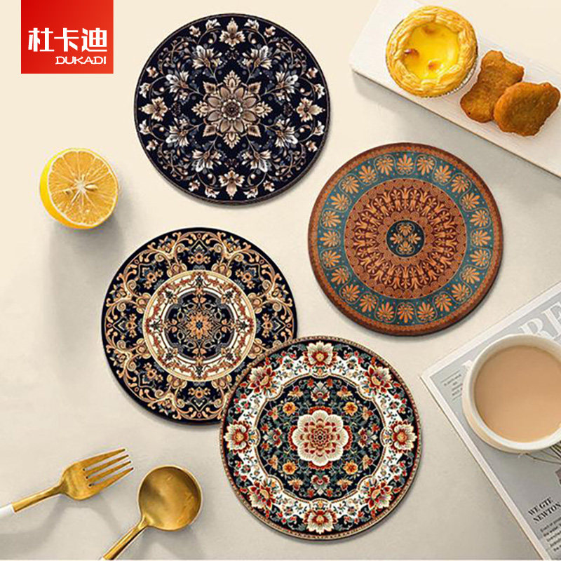 波西米亚隔热垫餐桌垫杯垫防烫垫耐高温锅垫碗垫家用盘垫砂锅垫子,居家布艺,餐垫,淘宝优惠券,粉丝福利购,淘宝优惠卷