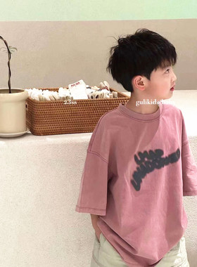 韩国童装潮牌LP家爆版T搭配时尚工装裤男童025夏装洋气时尚女童潮