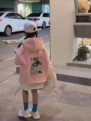 韩国卫衣童装洋气假两件保暖