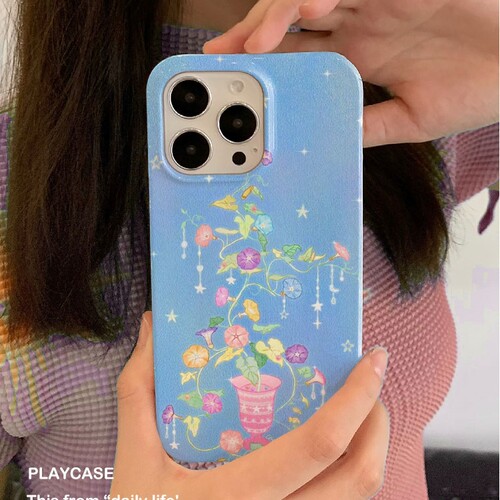 适用iPhone16promax苹果17小米17pro新款mate60华为p70荣耀200菲林nova13手机壳oppofindx8软vivos20少女花朵