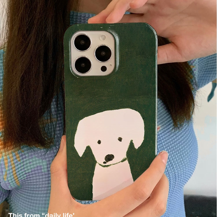 适用iPhone16promax苹果14小米15新款mate70华为p70nova13荣耀200手机壳opporeno13软壳vivox100可爱无辜小狗