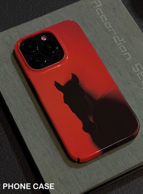 中式黑马适用iPhone16promax苹果17小米15新款mate70华为p70适用nova荣耀200菲林手机壳13opporeno12vivox100