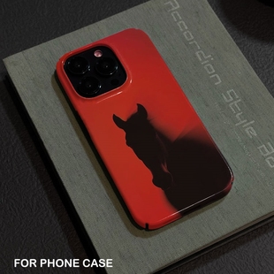 中式黑马适用iPhone16promax苹果17小米15新款mate70华为p70适用nova荣耀200菲林手机壳13opporeno12vivox100