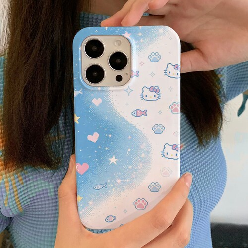 像素凯蒂适用iPhone17promax苹果16小米17pro菲林软壳mate80华为p90荣耀300nova16手机壳vivox300~opporeno16