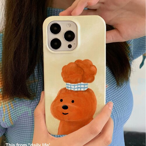 束发狗狗适用iPhone15promax苹果13小米14华为mate60新款nova12新款opporeno11荣耀100菲林手机壳x100软壳p50