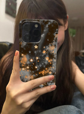 原创梦幻星星~iPhone15pro苹果13promax适用vivoS9情侣mate50华为nova11小米13/14手机壳oppofindX5荣耀80/90