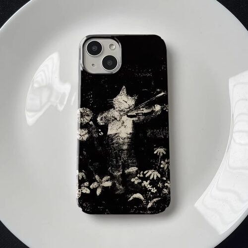小猫钢琴家适用iPhone15promax苹果13小米14pro新款mate60华为p50适用nova12荣耀90/vivox100小米civi4pro