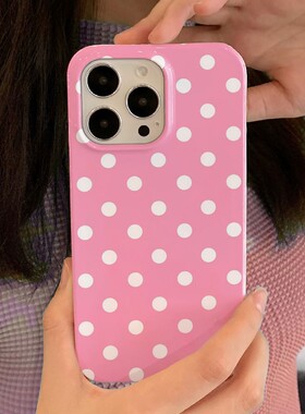 适用iPhone16promax苹果17小米15新款mate60华为p70荣耀200菲林nova13手机壳oppofindx8s+软vivox200大粉波点