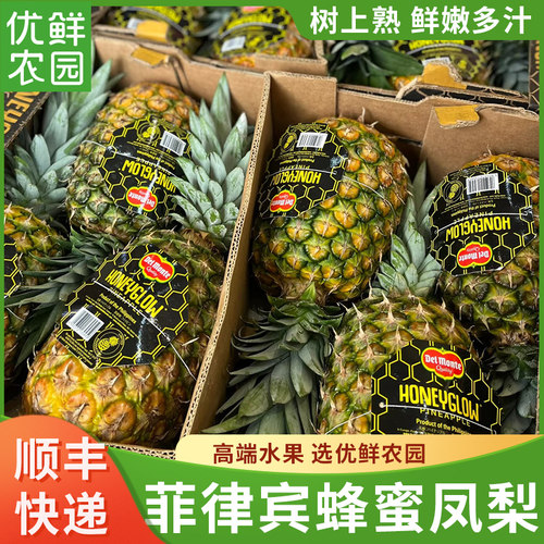 菲律宾帝盟蜂蜜凤梨特大果新鲜水果树上熟金钻菠萝大果蜜甜顺丰