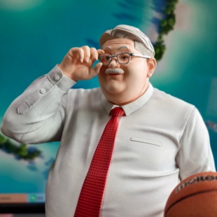 【现货】威漫 无限工作室 灌篮高手 安西 教练 手办 GK 动漫 模型