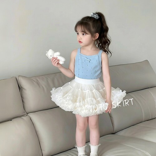 2026夏季女童甜美蓬蓬裙两件套