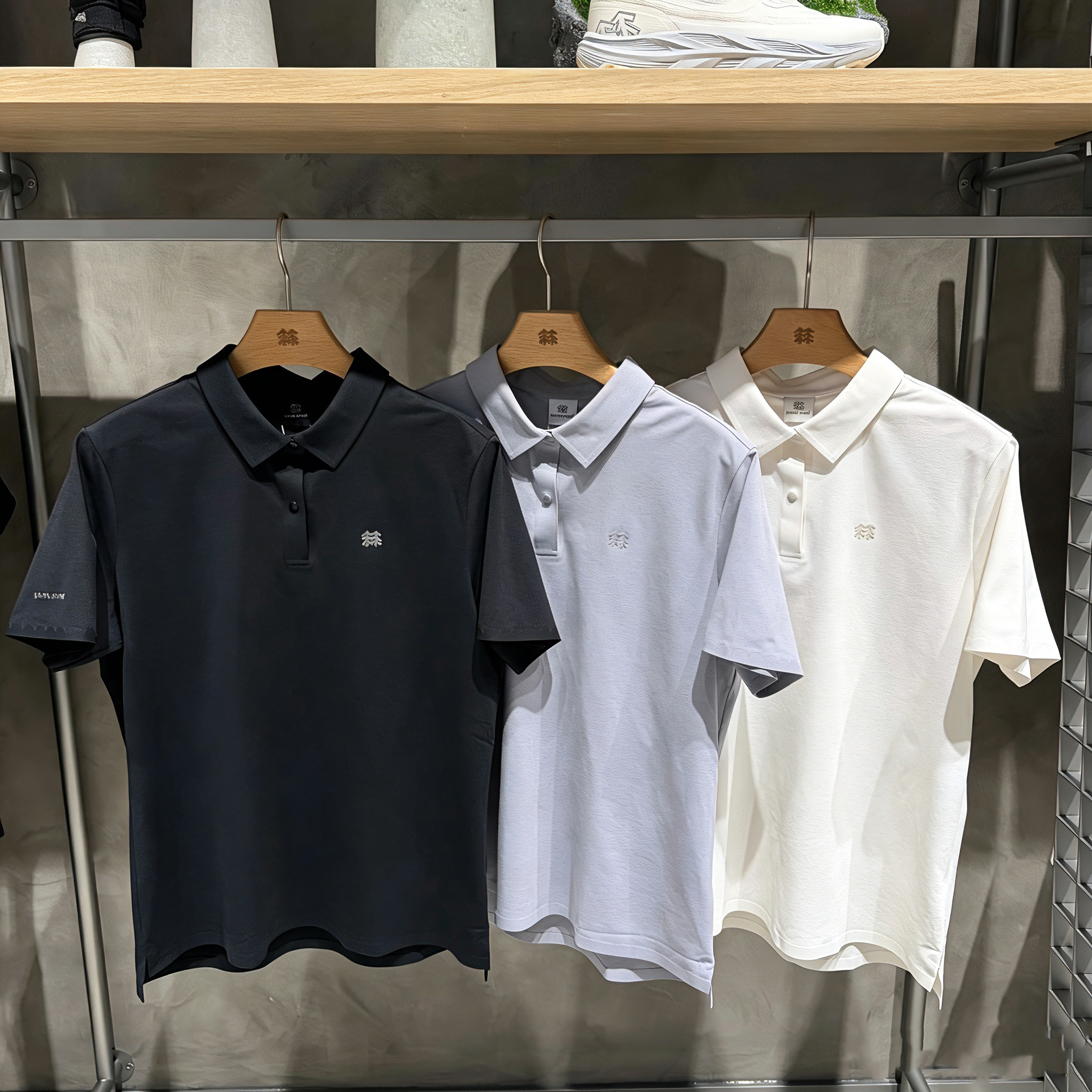 KOLON/可隆 SPORT 新款经典SECO百搭舒适短袖透气通勤潮流POLO衫