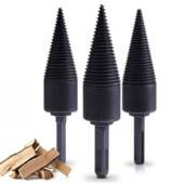 劈柴钻头家用农村砍柴钻头分裂器劈材机破柴钻木头水钻接头大全