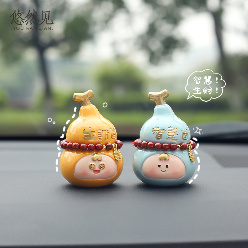 国潮女网红盲盒摆件平安葫芦