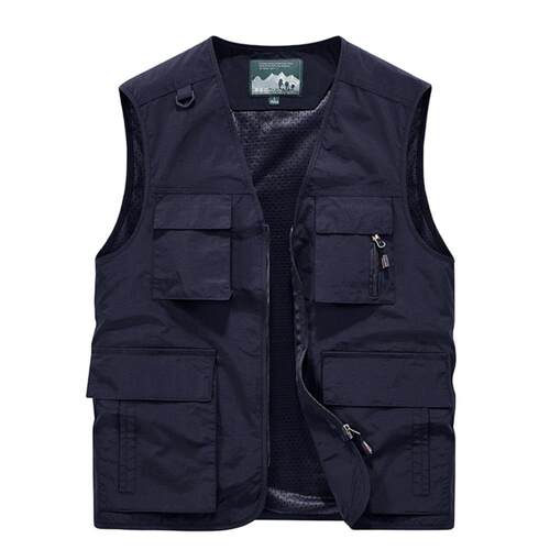 工装多口袋马甲工作服定