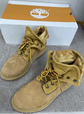 添柏岚女鞋2025新款户外防水高帮靴经典大黄靴 A28AT