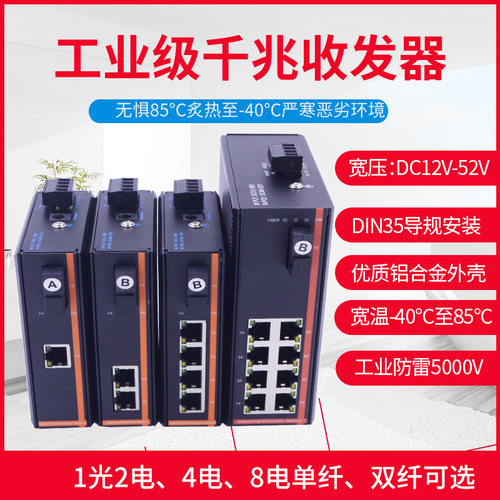 工业级光纤收发器锐闪