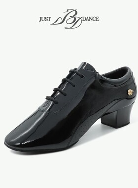 新款 BDdance贝蒂拉丁男士正品成人专业国标黑色舞蹈鞋跳舞鞋B424