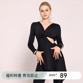 舞蹈上衣46 时尚 UDANCE2025新款 拉丁舞练功服舞蹈服舞衣女专用服装
