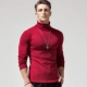 Jujube red-thicking-no velvete-high воротник