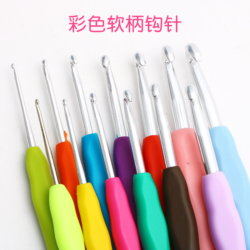 氧化铝硅胶手柄防滑耐磨毛衣针
