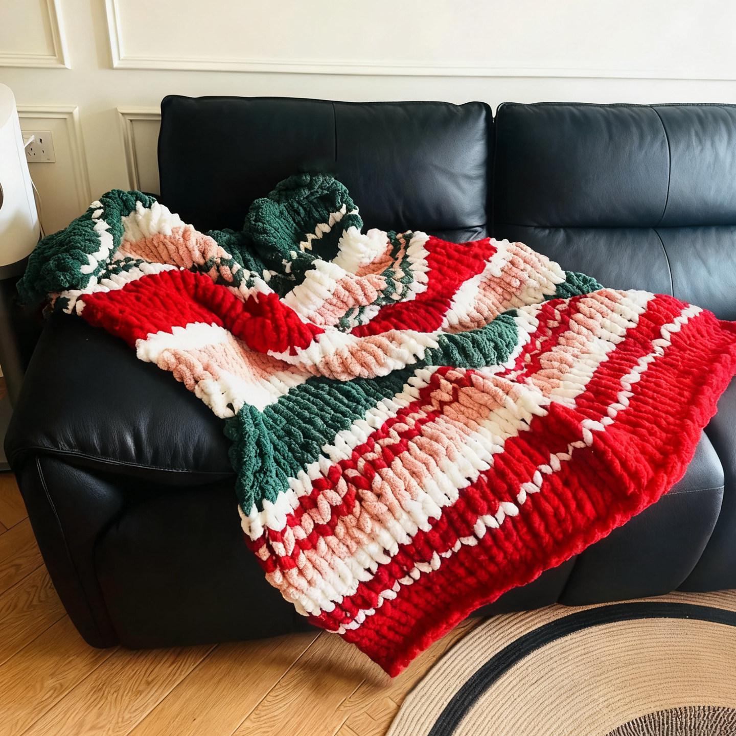 diy手工编织圣诞美式复古风毯猫尾巴冰条线秋冬季午睡沙发盖毯冬,服饰配件/皮带/帽子/围巾,毛线,淘宝优惠券,粉丝福利购,淘宝优惠卷